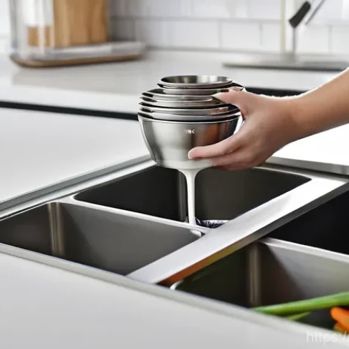 Home 21 다용도 계량컵과 일반 계량컵 비교 - **Prompt: The Modern Cook's Dilemma: Clutter vs. Versatility**
A composite image divided vertica...